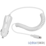 CC390 8 pin Lightning MFI Car Charger - White - Image 2